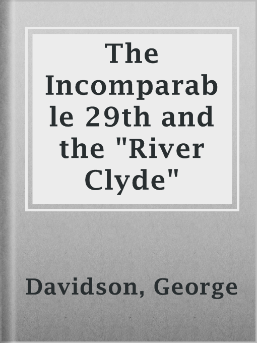 Cover image for The Incomparable 29th and the 